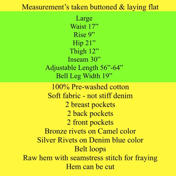 Retro Flare Denim Overall - Picture 8 of 8